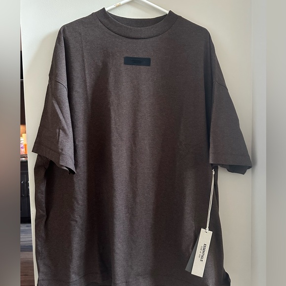 Fear of God Essentials Heather Wood Core Collection Shirt - Picture 1 of 4